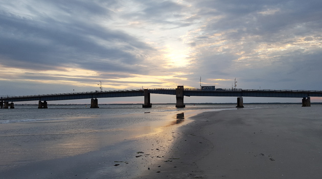 Sunset at Townsend's Inlet